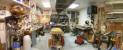 woodworking shop panarama